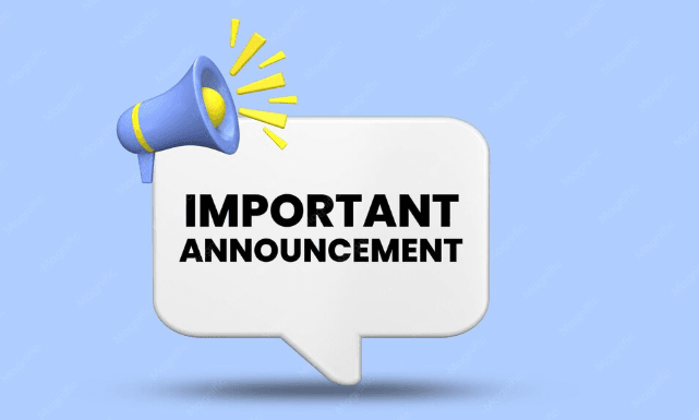 PB Announcement